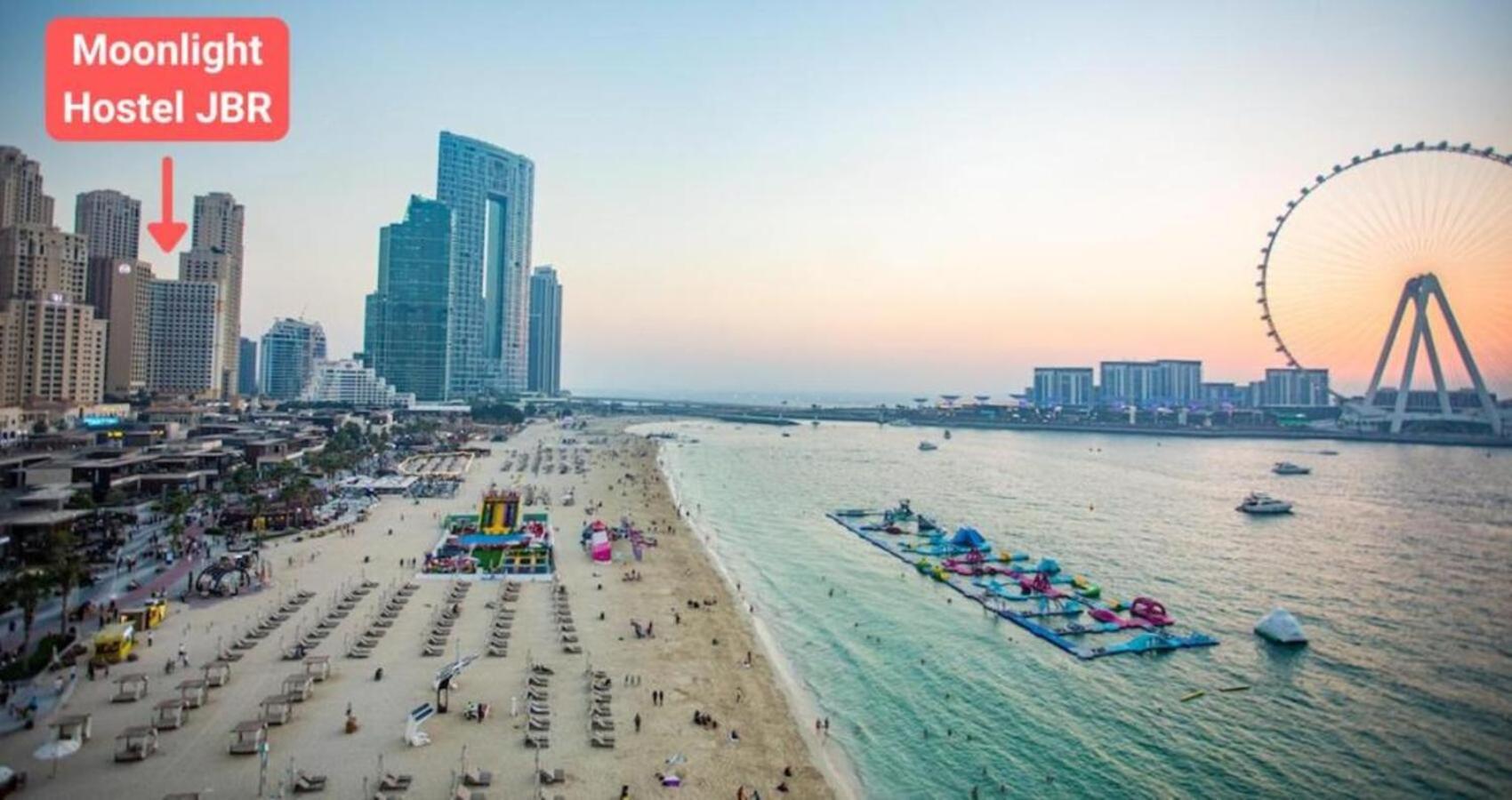 Moonlight Hostel Jbr - 2Min Walk To Jbr Beach - Gym - 2Min Metro Station - Poll Dubai Exterior photo